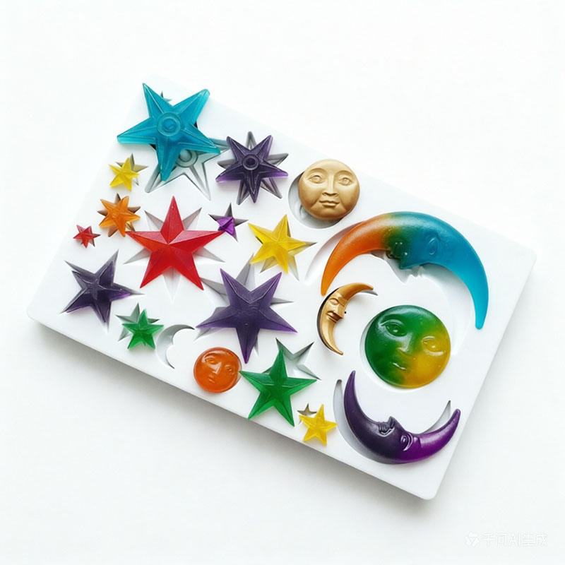 Resin Art Kit With Molds - Stampi in silicone per argilla polimerica