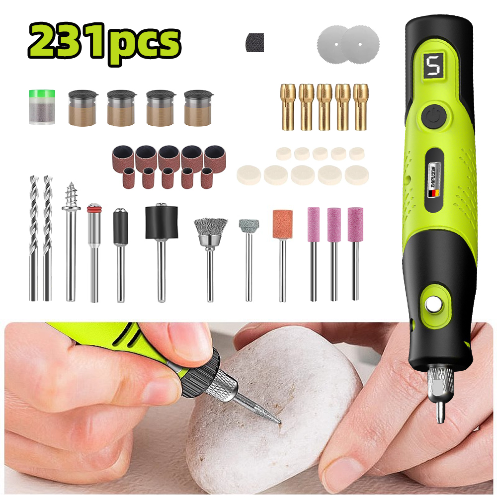 Resin Art Drill Machine - Kit Utensile Rotativo Cordless Mini con