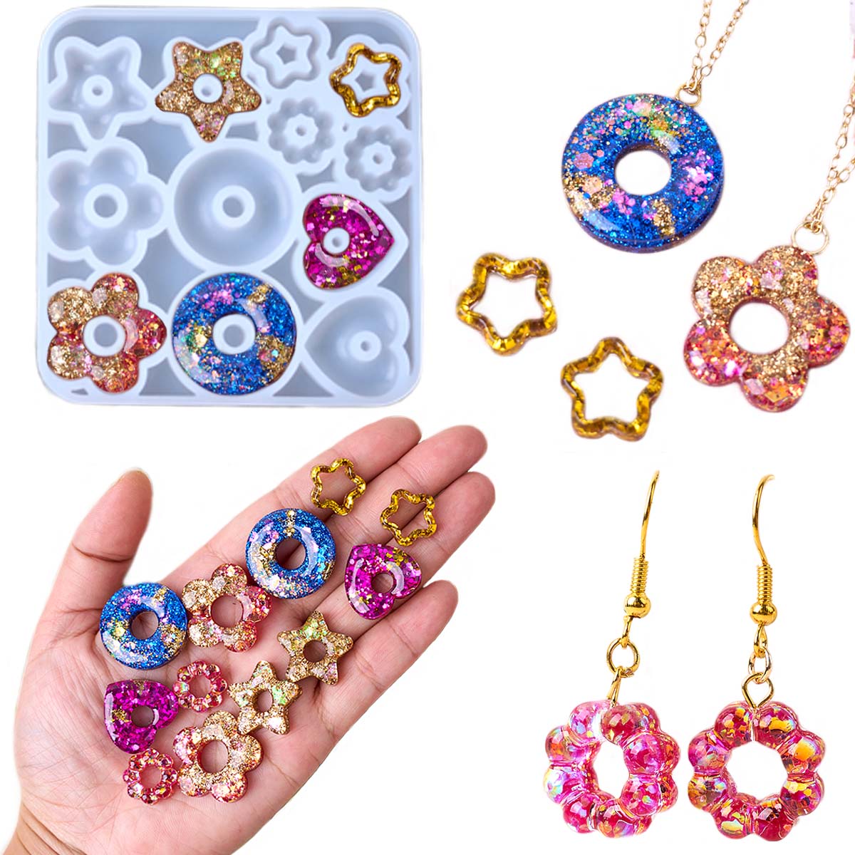 Gioielli multifunzionali Stamp - Resin Art Kit With Molds recensione e prezzo