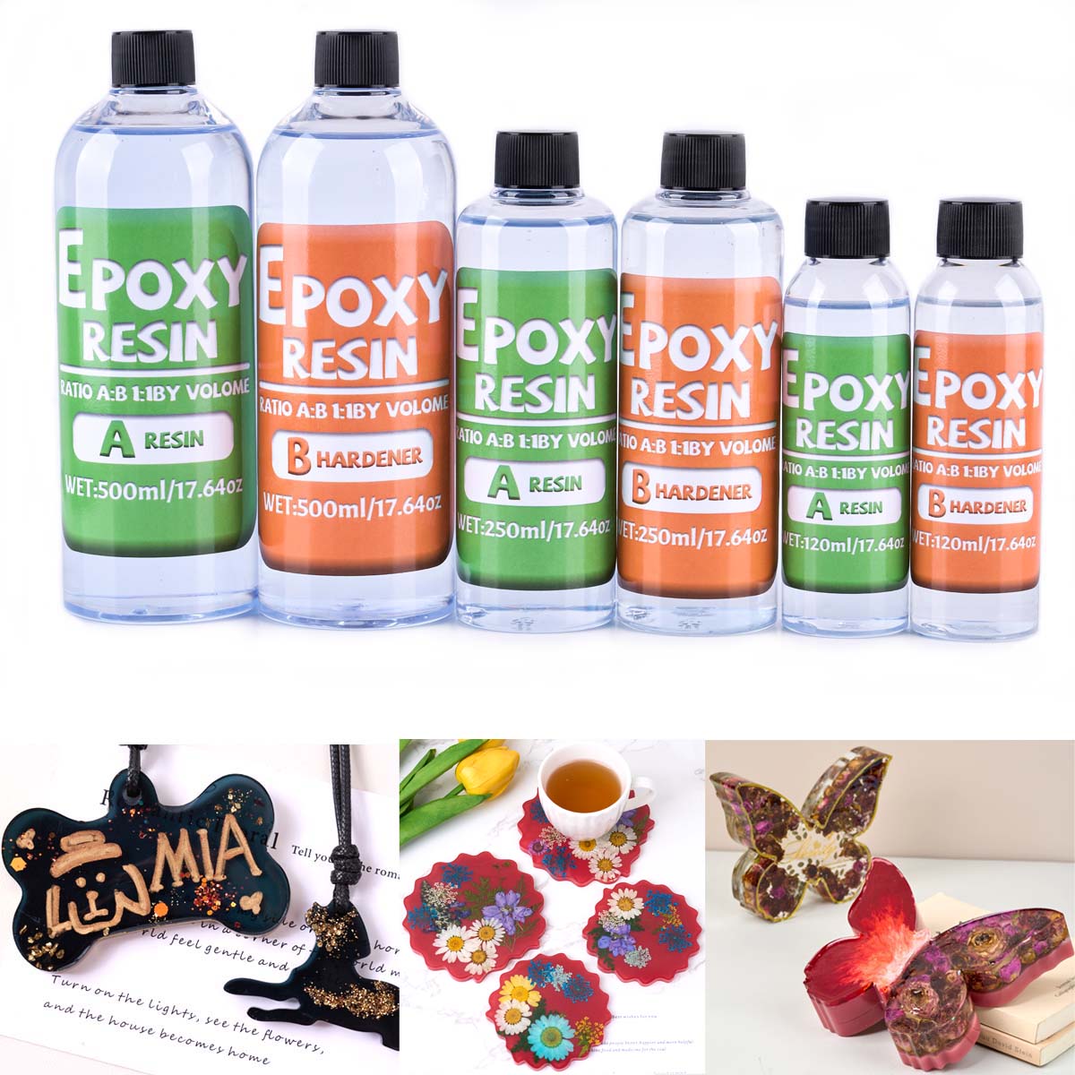 Rapporto 1:1 Kit in resina epo - Resin Art Kit With Molds recensione e prezzo