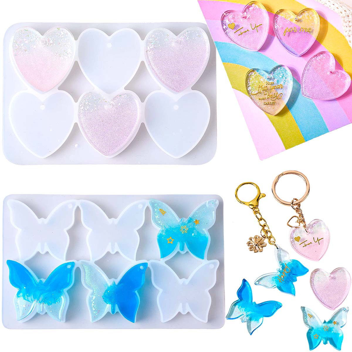 Stampo in Silicone per Orecchi - Resin Art Kit With Molds recensione e prezzo