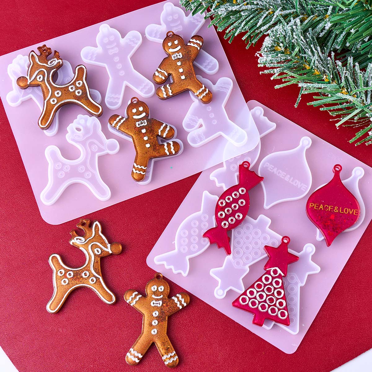 Serie natalizia Orecchini Cion - Resin Art Kit With Molds recensione e prezzo