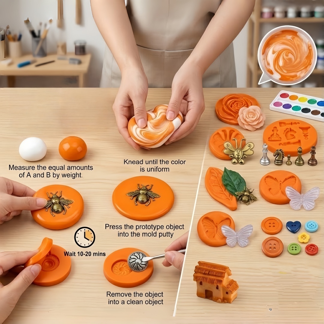 Set di stucco siliconico per a - Resin Art Kit With Molds recensione e prezzo