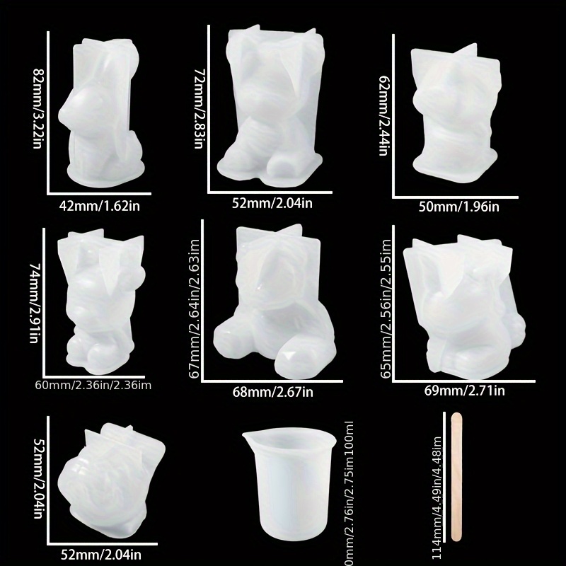 Set di 19 stampi in resina, ad - Resin Art Kit With Molds recensione e prezzo