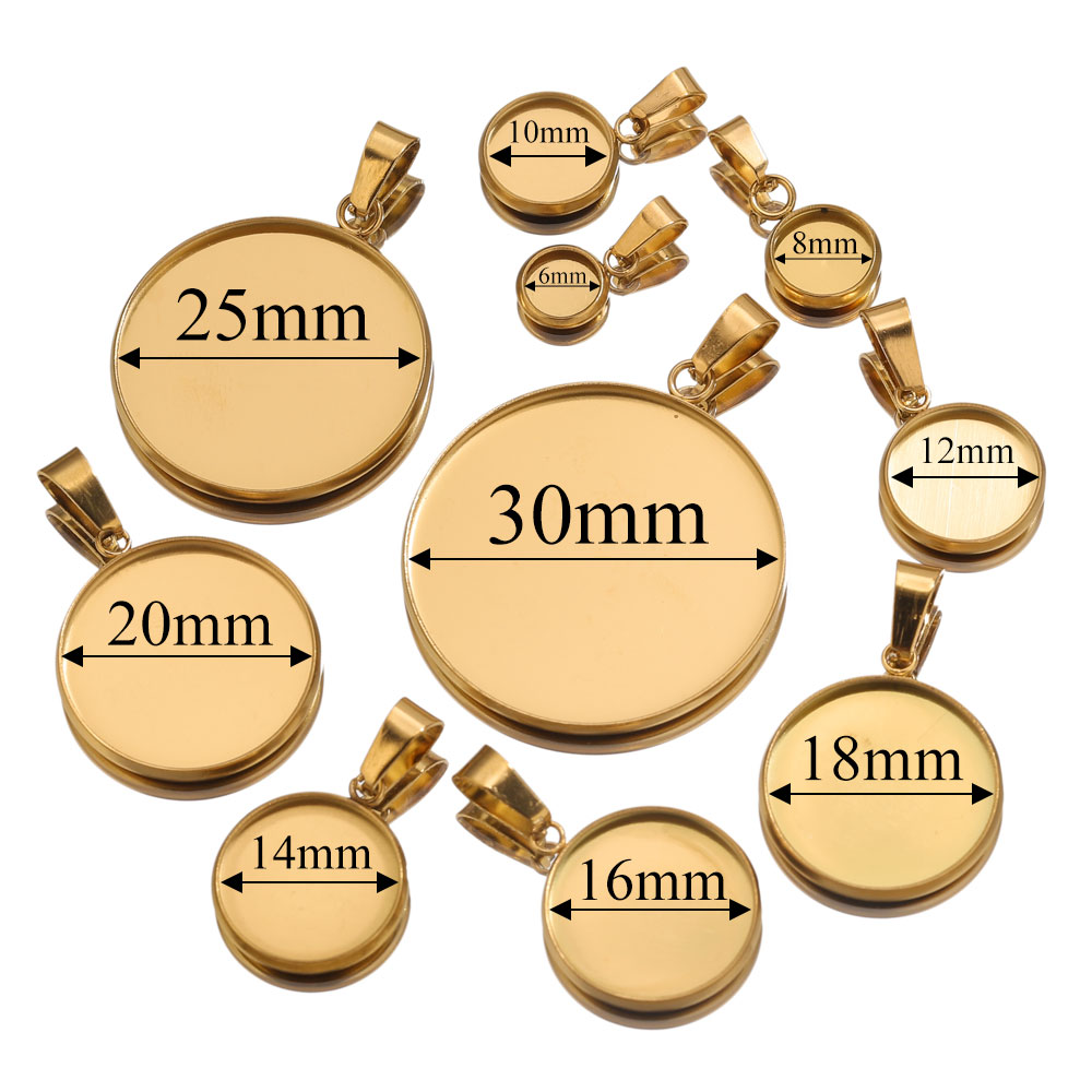 10 pz Pendenti In Oro In Accia - Resin Art Jewellery Kit recensione e prezzo